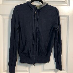 Eddie Bauer cashmere-blend zip-up hoodie